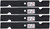 4 Rotary® 3404 Mower Blades for Exmark® Snapper® Toro® 36" 50" 52" 54" Deck 4 Rotary® 3404 Mower Blades for Exmark® Snapper® Toro® 36" 50" 52" 54" Deck