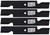 4 Rotary® 3442 Mower Blades for Gravely® Ferris® Scag® Snapper® 36" 52" 54" Deck