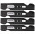 (4) Notched Blade fits MTD® 742-0487 742-0487A 942-0487A 32" Deck (4) Notched Blade fits MTD® 742-0487 742-0487A 942-0487A 32" Deck