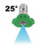 Erie Tools 1/4in. Quick Connect Nozzle 25 Degree 4.0 Orifice 4000 PSI (100) Erie Tools 1/4in. Quick Connect Nozzle 25 Degree 4.0 Orifice 4000 PSI (100)