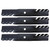 4 USA Mower Blades® Bobcat® 03239 32061 WMTA3206 Exmark® 103-1577 32" 48" Deck