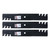 3 Rotary® 13811 Mower Blades for Dixie Chopper 30227-60 for 60" Deck