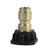 Erie Tools 1/4in. Quick Connect Brass Soap Nozzle 65 Degree Spray Pattern (40)