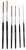 Andrew Mack Brush Von Dago Saber Liner Set of 6 Sizes 4/0-6