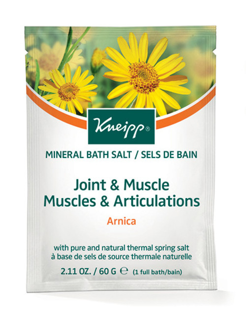 Joint & Muscle Mineral Bath Salt Sachet: Arnica