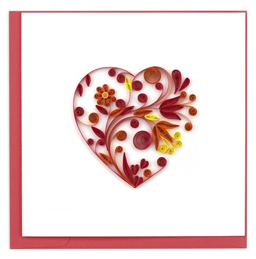 Quilling Card Heart