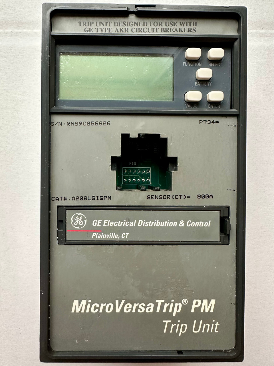 GE MicroVersa Trip PM , Trip Unit