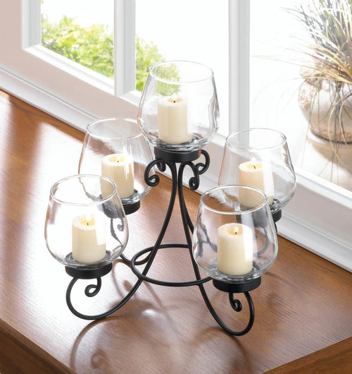 Enlightened Candle Holder Light Stand Lantern Sconce Candlestick Lamp Home Decor