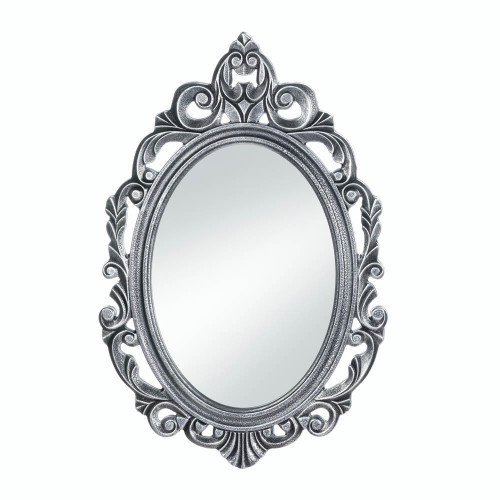 Silver Royal Crown Wall Mirror Silver Royal Crown Wall Mirror