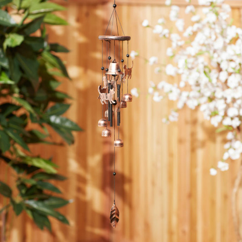 26" Bronze Cats Wind Chimes 26" Bronze Cats Wind Chimes