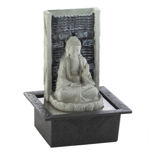 Buddha Cascading Tabletop Fountain - Serene Indoor Water Feature for Home or Office Decor Buddha Cascading Tabletop Fountain - Serene Indoor Water Feature for Home or Office Decor