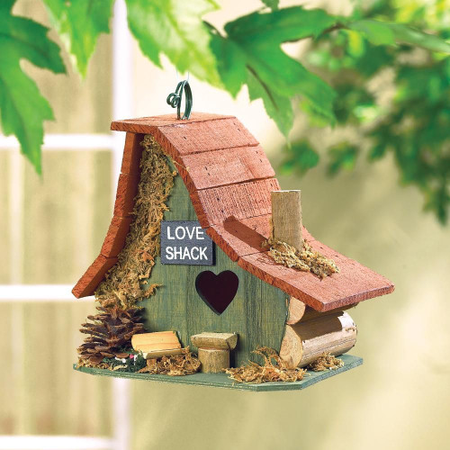 country ice cream parlor shop wood fairy house Bird feeder decorative birdhouse 