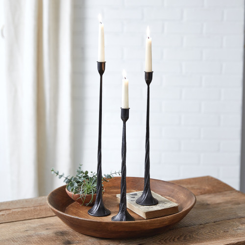 Set of Three Chaplins Taper Candle Holders Set of Three Chaplins Taper Candle Holders