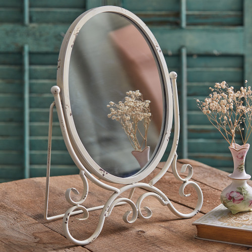 Kinsley Oval Tabletop Mirror - Elegant Vanity Mirror for Makeup and Decor Kinsley Oval Tabletop Mirror - Elegant Vanity Mirror for Makeup and Decor