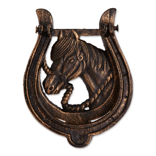 Rustic Horseshoe Cast Iron Door Knocker - Durable and Stylish Entryway Decor Rustic Horseshoe Cast Iron Door Knocker - Durable and Stylish Entryway Decor