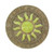 Radiant Sunburst Glow Stepping Stone - Outdoor Garden Pathway Decor Radiant Sunburst Glow Stepping Stone - Outdoor Garden Pathway Decor
