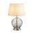 Gray Crackle Glass Table Lamp