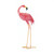 Bright Standing Flamingo Looking Back Bright Standing Flamingo Looking Back
