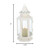Vintage Small Victorian Lantern - Elegant Outdoor Decor for Home or Garden
