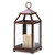 Bronze Contemporary Candle Lantern