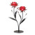 BEAUTIFUL RED FLOWERS CANDLEHOLDER BEAUTIFUL RED FLOWERS CANDLEHOLDER