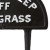PLEASE KEEP OFF THE GRASS GARDEN STAKE