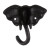 Set of 2 Elephant Wall Hooks - Decorative and Functional