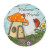 Welcome Friends Garden Stepping Stone - Outdoor Decorative Pathway Stone Welcome Friends Garden Stepping Stone - Outdoor Decorative Pathway Stone