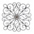 Elegant Scrollwork Wall Art Decor - Intricate Metal Wall Hanging for Home and Office