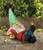 Lazy Gnome Solar Garden Statue
