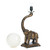 Trumpeting Elephant Globe Lamp