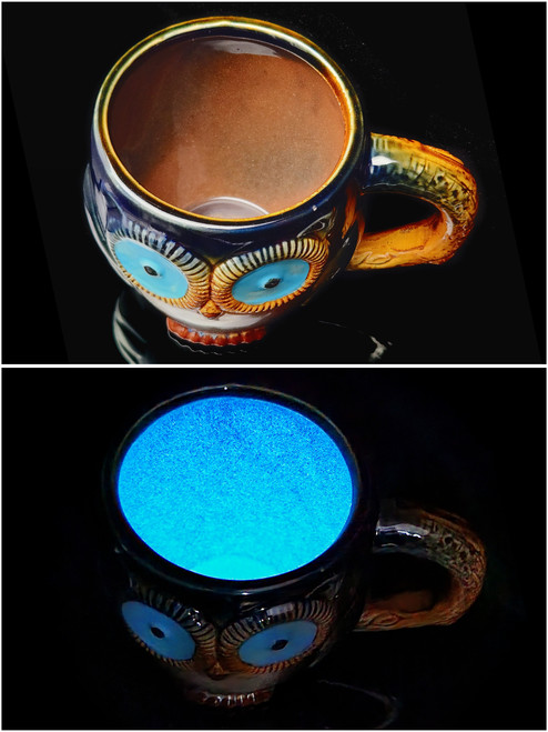 UNAVAILABLE Dabitat™ Dishware: Blue Glow Owl Mug