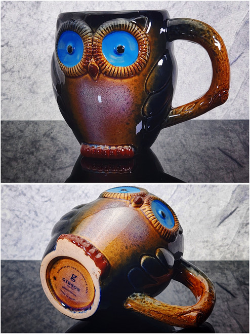 UNAVAILABLE Dabitat™ Dishware: Blue Glow Owl Mug