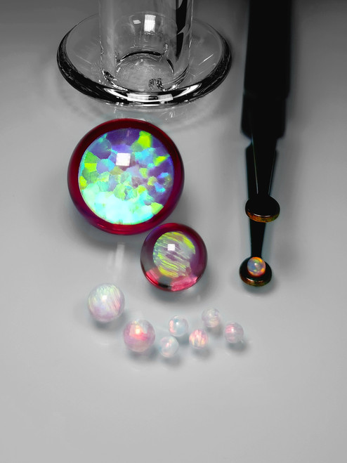 Telemagenta Flamingo Encased Opal Marble Curated Set