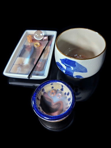 Dabitat™ Dishware: Earth Shroom Bloom Ceramic Set DABITAT-23CERAMICBLUESHROOMBLOOM