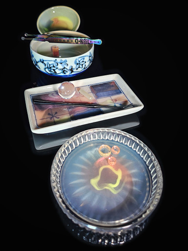 Dabitat™ Dishware: Summer Sunset Ceramic Set