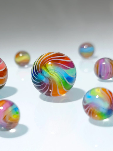 Karma Glass Marbles and Spheres