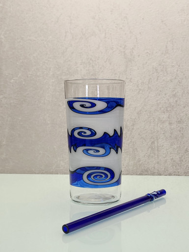 Erik Anders - Cobalt Visions Drinking Glass #3 EACOBV6