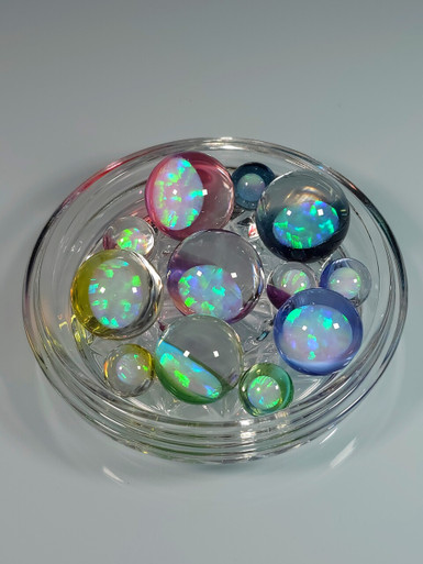 Encased Opal Marble (slurper tops and valves) - Marni420