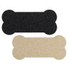 Skinny Recycled Rubber Bone Dog Placemats