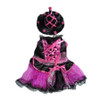 Pink Pom Pom Witch Dog Costume