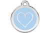 Tribal Heart Stainless Steel Enamel ID Tag