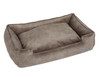 Faux Suede Lounge Dog Bed