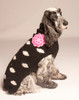 Black Polka Dot Flower Sweater