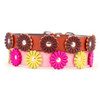 Flower Leather Collars