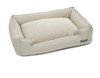 Textured Woven Lounge Dog Bed
