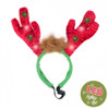 Zippy Paws Holiday LED Reindeer Antlers Headband