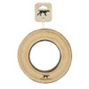 Natural Leather & Wool Ring Toy