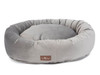 Plush Velour Donut Dog Bed