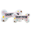 White Chewy Vuiton Bone Toy
